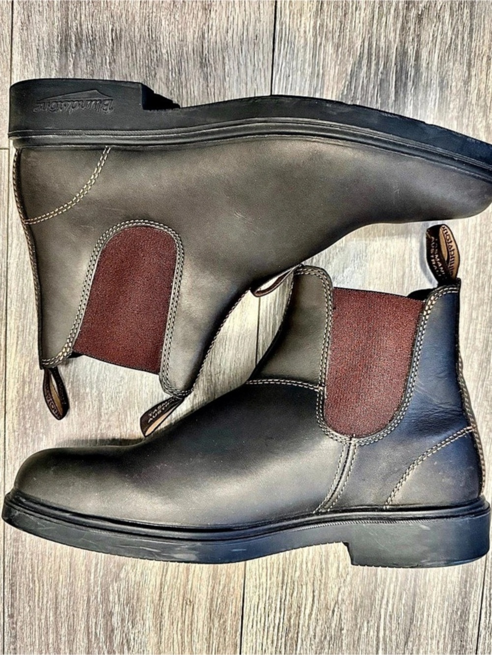 Blundstone size 11 Boot Leather unisex run way item used 1x like new.
